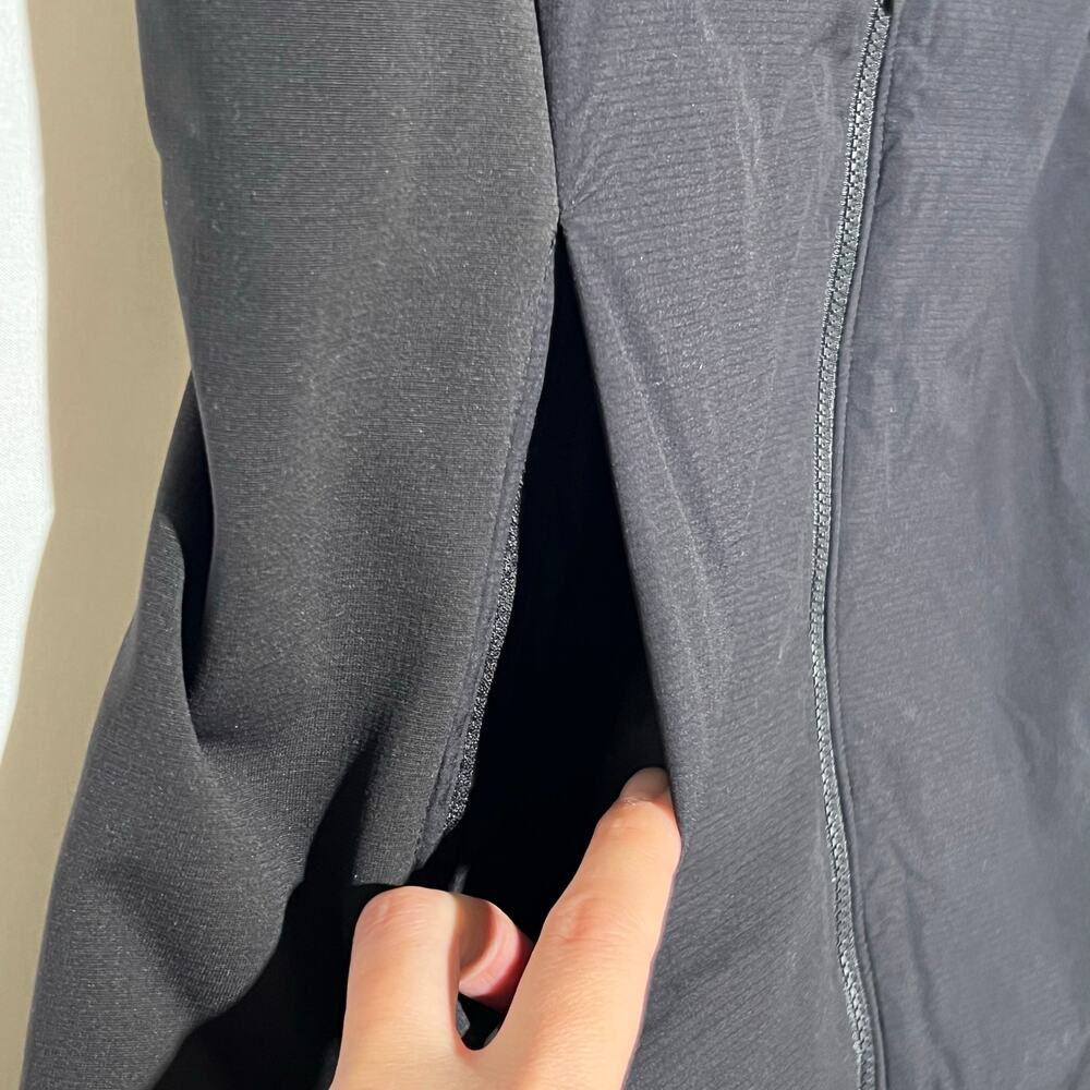 Acr'teryx High Neck Full Zip Vest Black Womens Size Small Logo - Picture 9 of 10